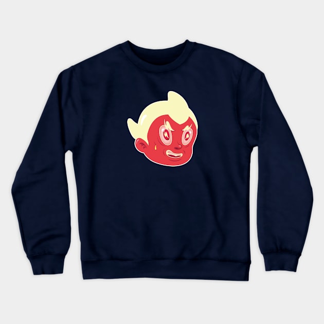 Atomboy Super Saiyan Crewneck Sweatshirt by Sweethunder